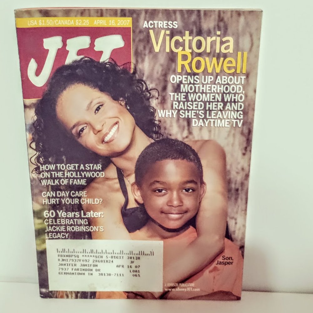 Jet Victoria Rowell April 16, 2007 Magazine